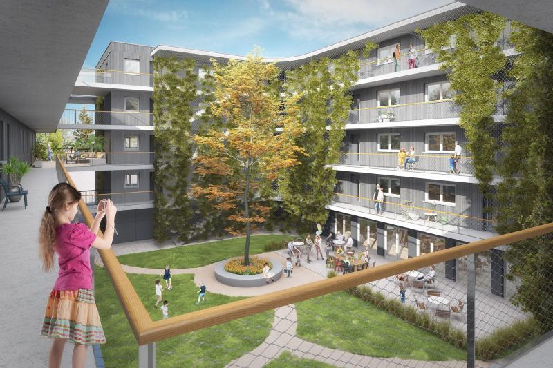 The project Weiche eG - Genossenschaftliches Wohnen im Lok-Viertel Osnabrück